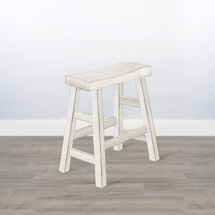 White Sand Saddle Stools