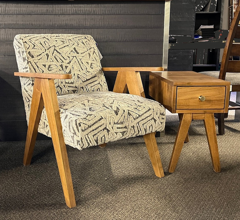 Bayden Accent Chairs in Smoke or Toffee