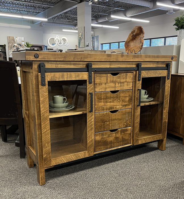 Rafters Sawmill Harvest Barn Door Sideboard
