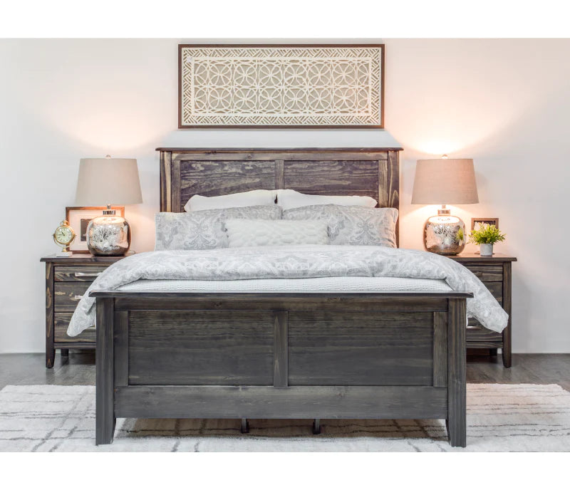 Scarlett Queen Bedroom Set in Brindle Brown