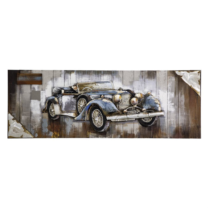 Blue Vintage Car
