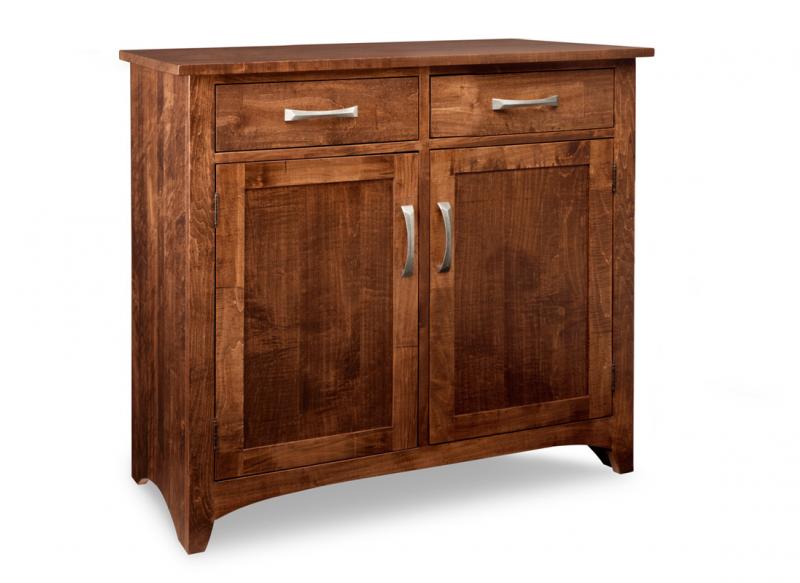 Solid Maple 2 door 2 drawer sideboard
