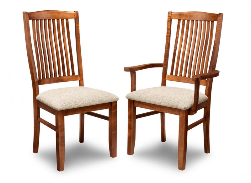solid wood glengarry dining chair armchair