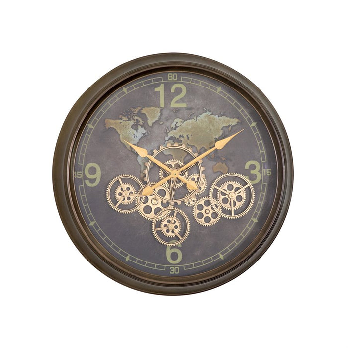 World Gear Wall Clock