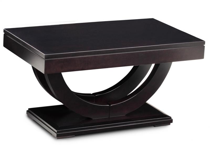 Contempo Wood Ped Coffee Table