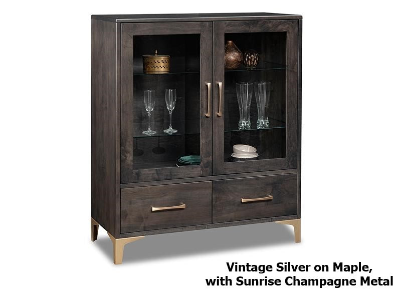 Solid Wood Canadian Made Laguna Display Cabinet