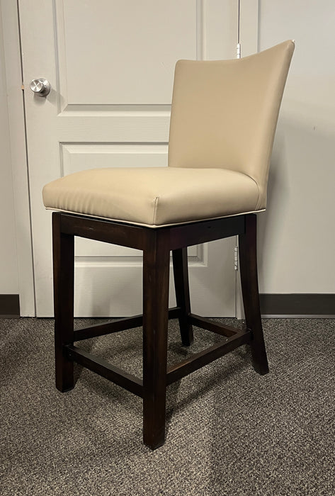 Birch swivel counter chair