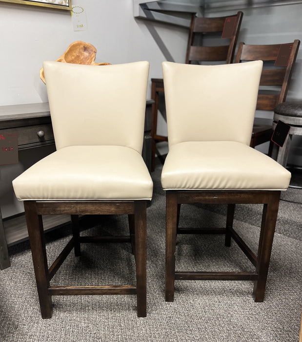 Birch swivel counter chairs