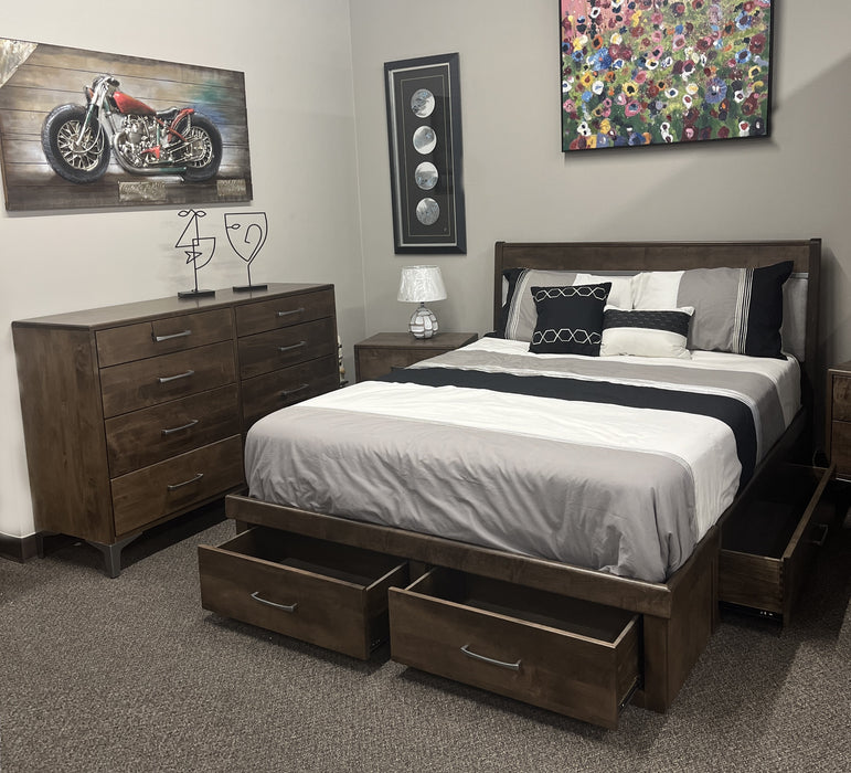 Laguna Nubuck Maple Bedroom Set