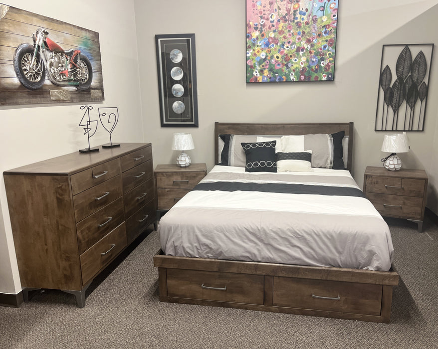 Laguna Nubuck Maple Bedroom Set