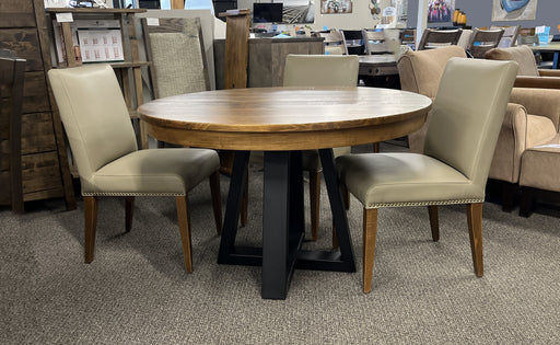 Belmont Metal Pedestal Table Set
