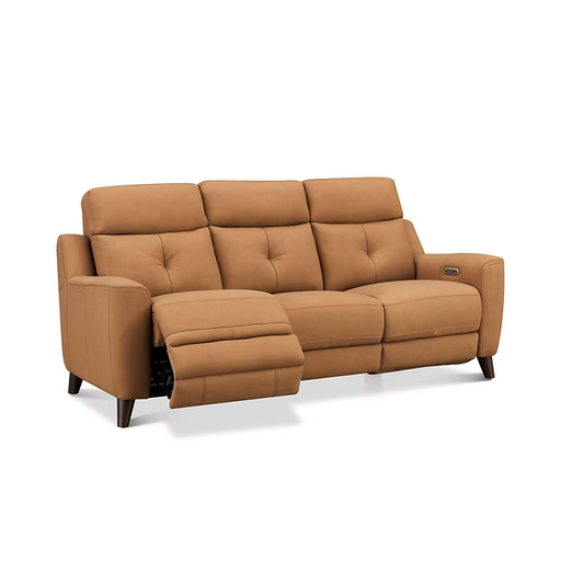 Canadian made Leather Reclining Sofa