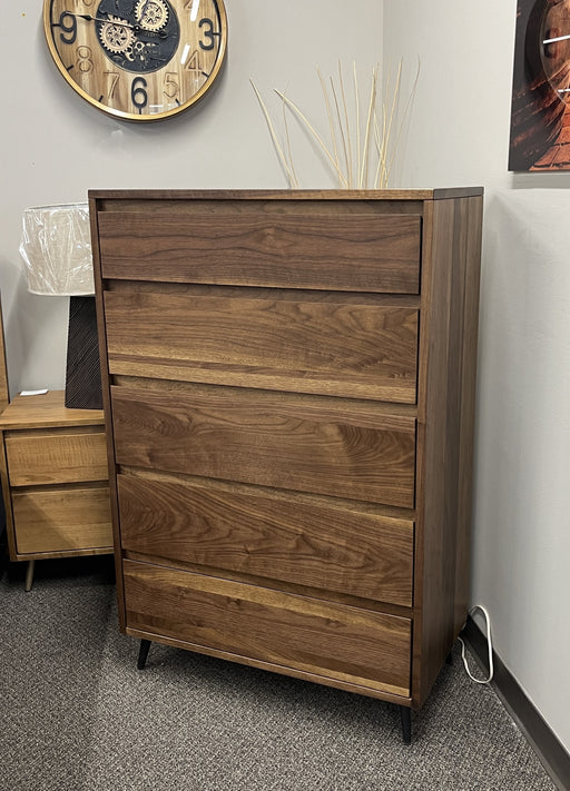 Evora Walnut Highboy Chest