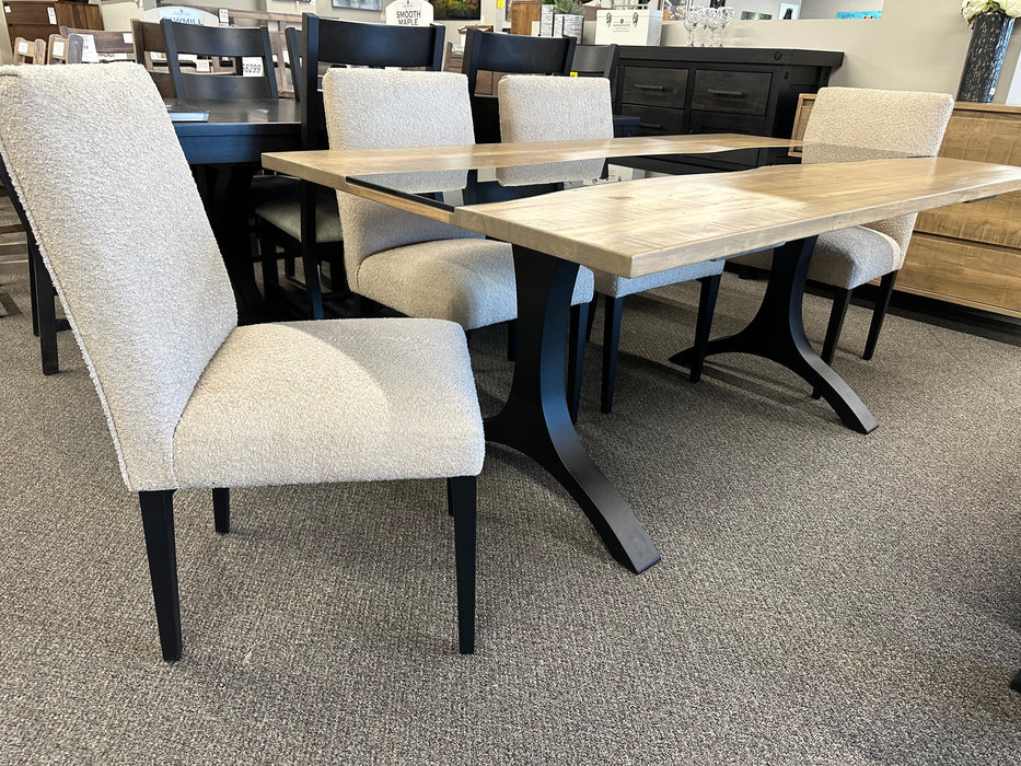 Evora Glass River Dining Table