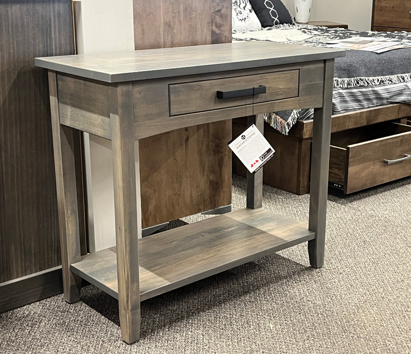 solid maple sofa table