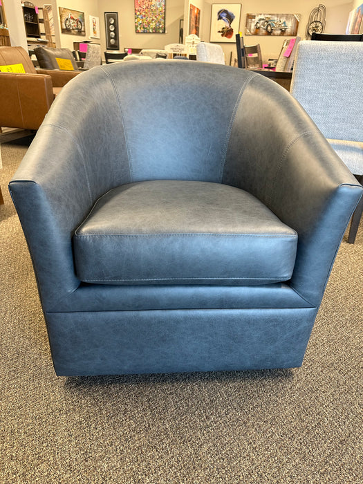 Lilly Leather Swivel Chair