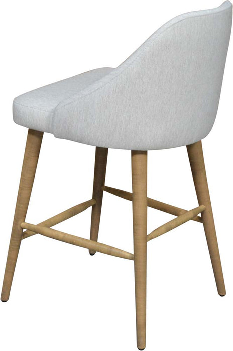 upholstered solid maple contemporary minimalist style Ingrid counter Chair by Cardinal Woodcraft