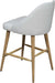 upholstered solid maple contemporary minimalist style Ingrid counter Chair by Cardinal Woodcraft