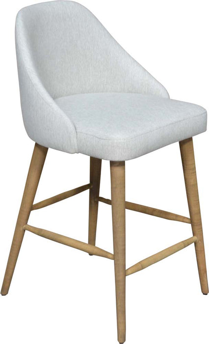 upholstered solid maple contemporary minimalist style Ingrid counter Chair by Cardinal Woodcraft