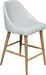 upholstered solid maple contemporary minimalist style Ingrid counter Chair by Cardinal Woodcraft