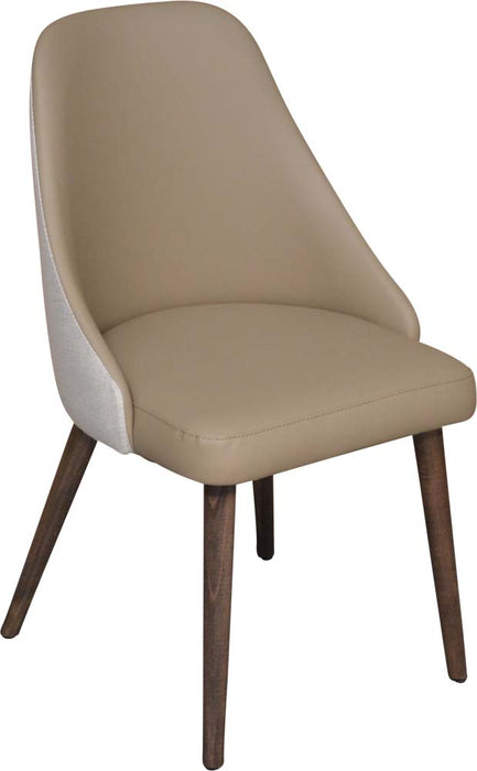 upholstered solid maple contemporary minimalist style Ingrid dining Chair by Cardinal Woodcraft