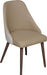 upholstered solid maple contemporary minimalist style Ingrid dining Chair by Cardinal Woodcraft