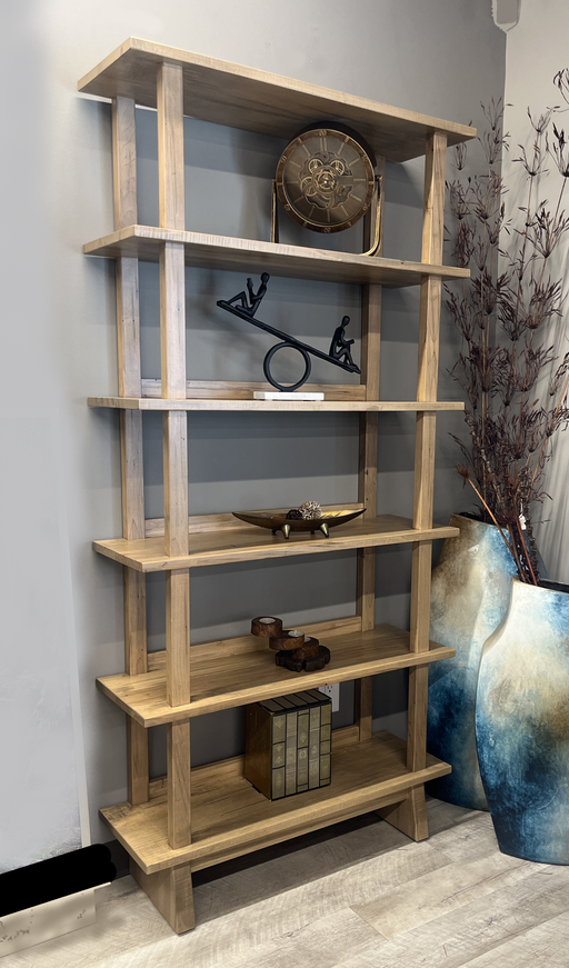 solid maple bookcase tower