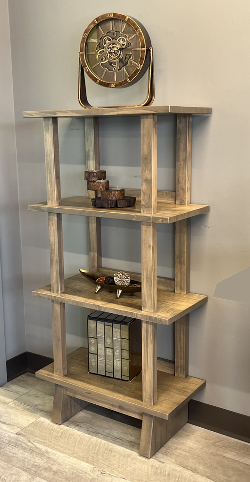 maple tiered bookcase