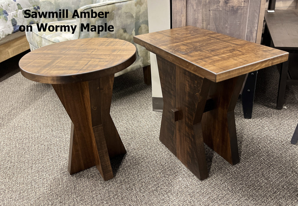 jasper maple chairside tables