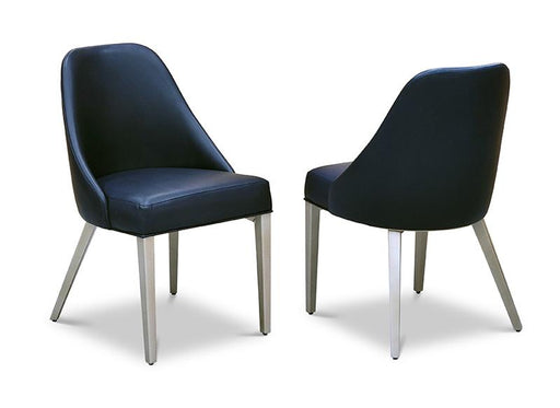 Laguna upholstered metal dining chairs