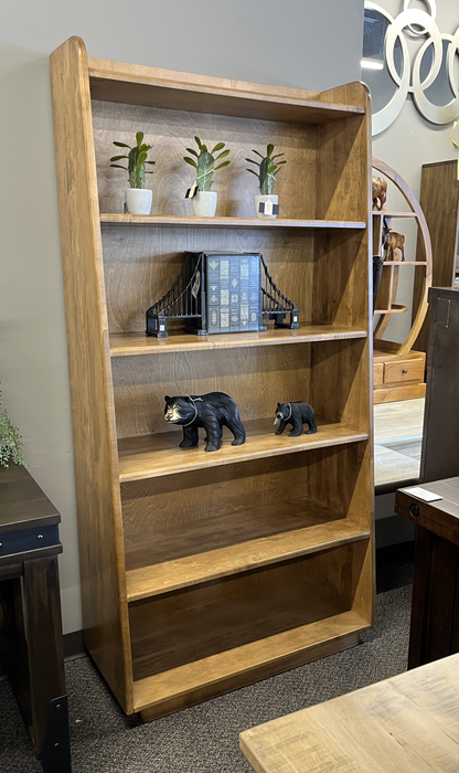 Maple Lotus Fixed Bookcase