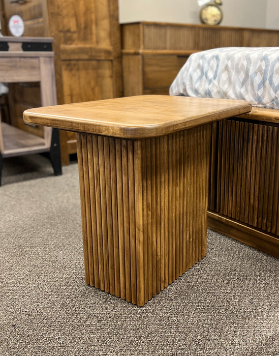 Solid Maple Lotus End Table