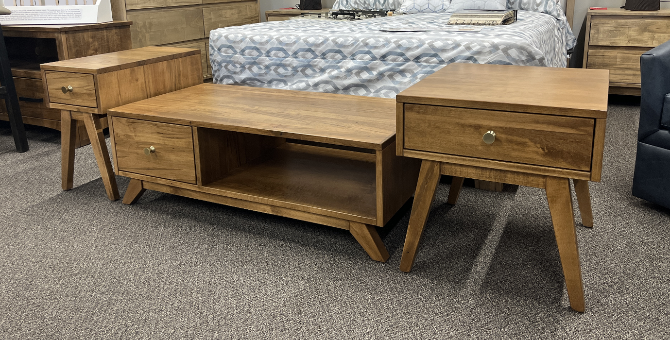 Tribeca 3 piece maple occasional tables