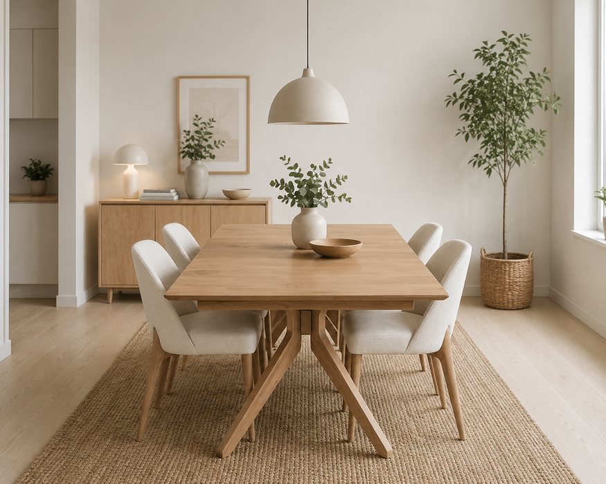 Skagen solid wood dining table