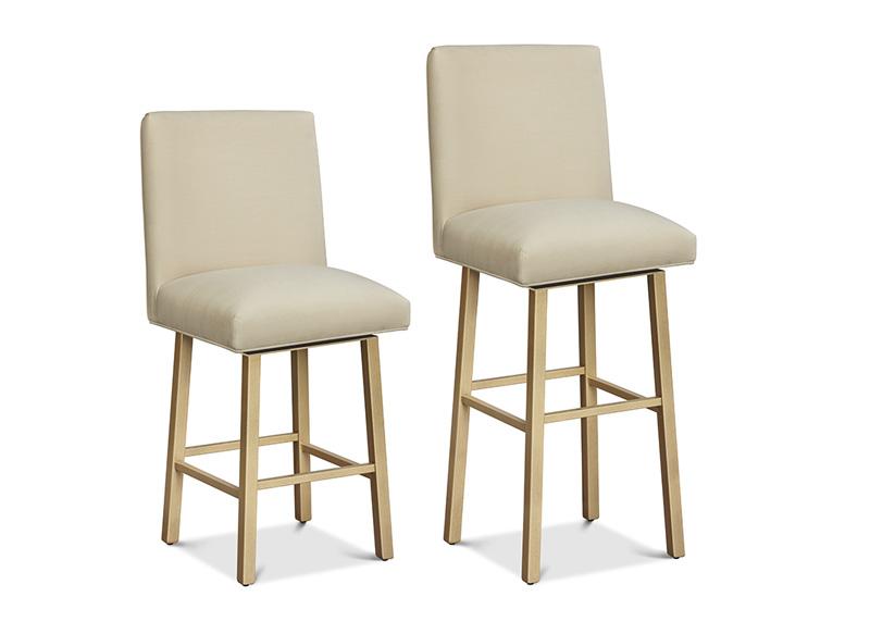 kenova metal swivel bar & counter chairs