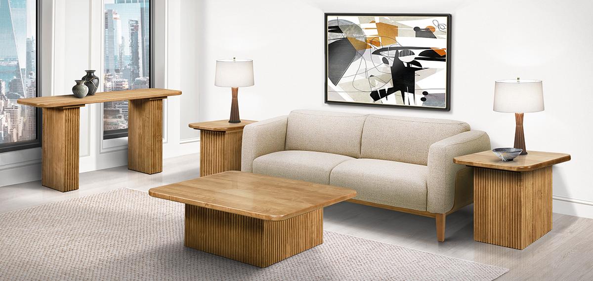 Lotus Living Room Table Collection