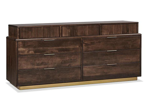 Lotus Solid Maple Reeded Dresser