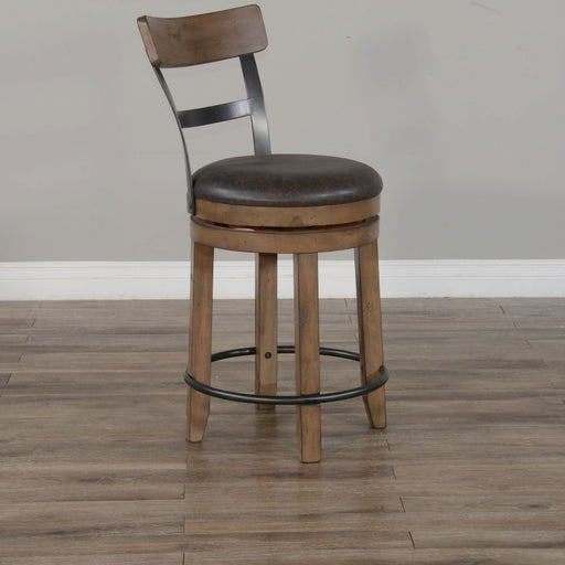 Buckskin Swivel Counter Chair