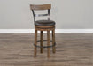 Buckskin Swivel Bar Chair