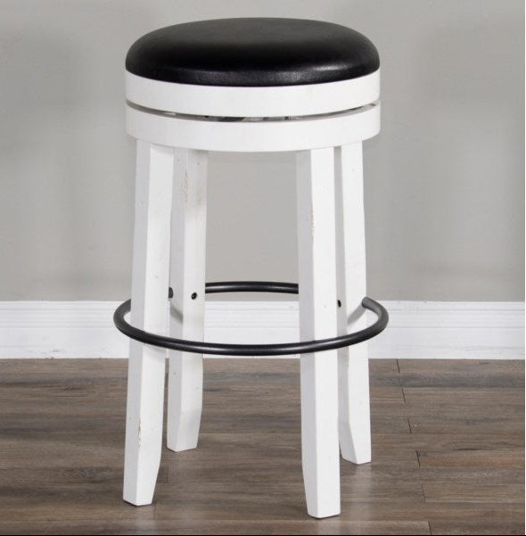 European Cottage Swivel Bar Stool