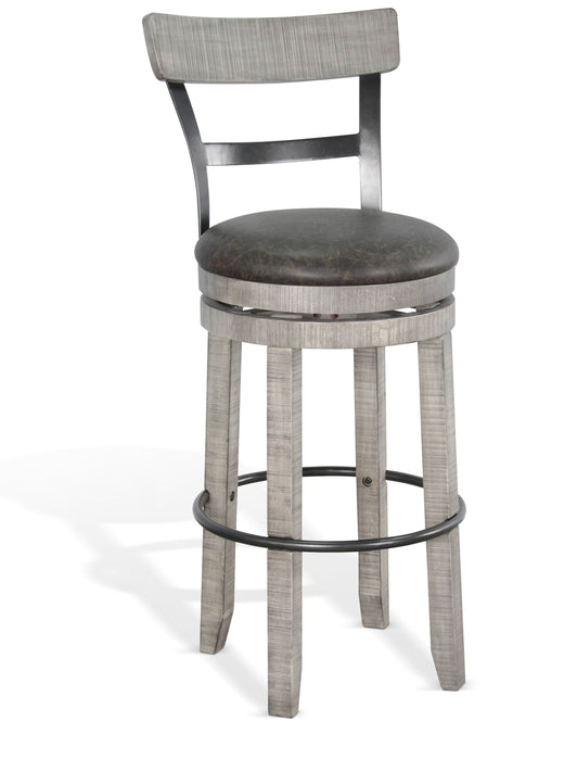 Alpine Grey Swivel Stools