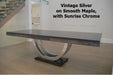 Contempo Metal Ped Table
