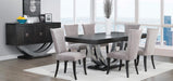 Contempo Metal Pedestal Dining Furniture