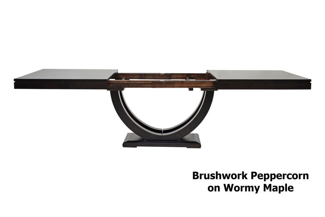 Contempo Wood Pedestal Dining Table