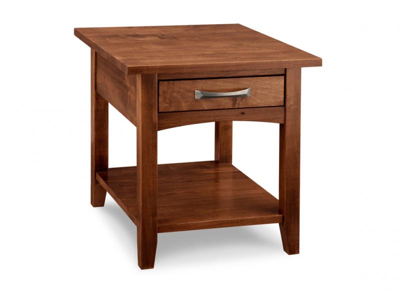 Solid Wood End Table