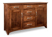 canadian made solid wood sideboard