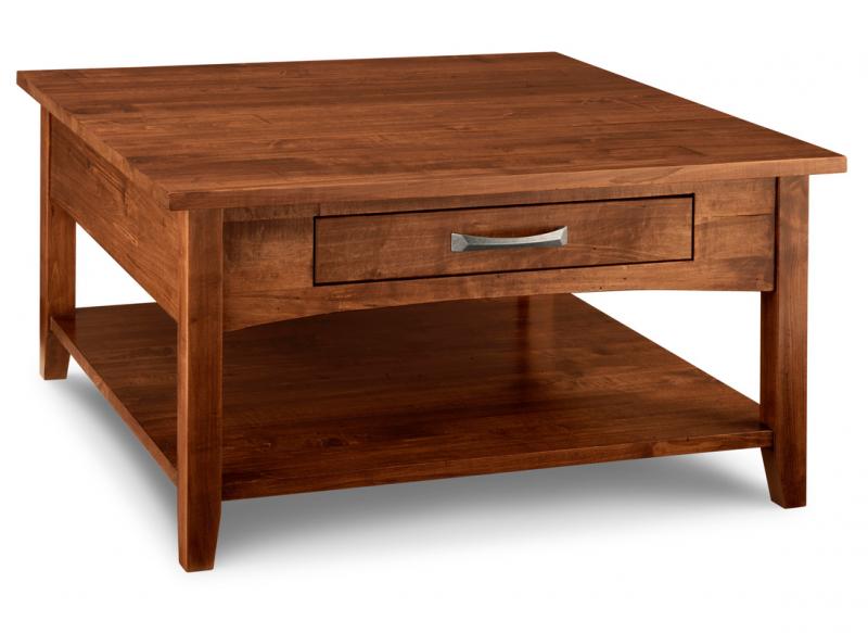 solid maple square glengarry coffee table