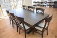 solid wood dining table set seats 8