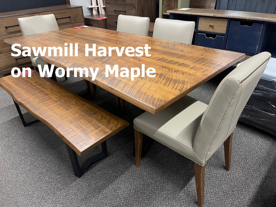 Pemberton Metal Pedestal Dining Table