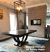 Contempo Wood Pedestal Dining Table